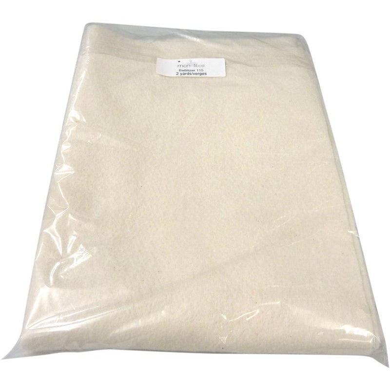 Superpunch Hoop Sisters Battilizer 115  Cotton Batting For Quilts  24 Inches Wide by 2 Yards  Combines Stabilizer & Quilt Batting - Combo for Machine Embroidery  70% Cotton/ 30% Polyester- Made In USA - Image 1